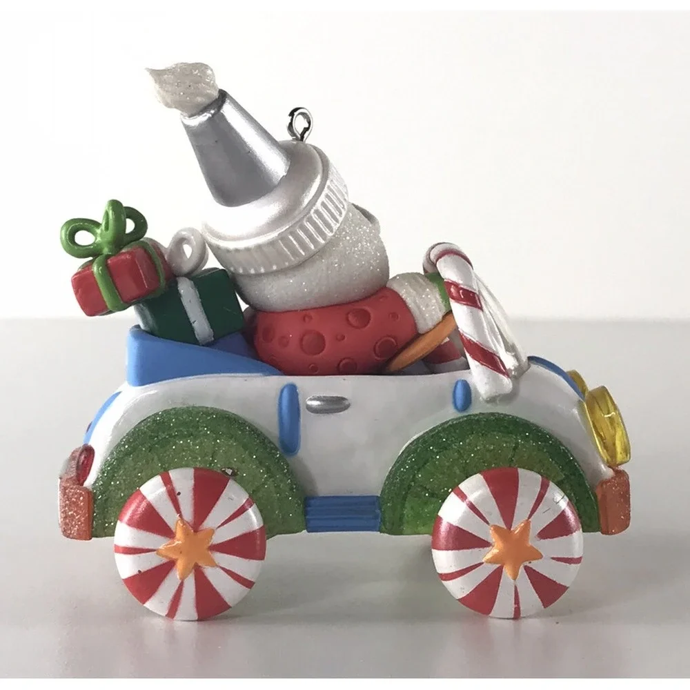 Hallmark Keepsake Ornament 2007 Santas Sweet Ride Light 1 In Series Candy‎ Baker